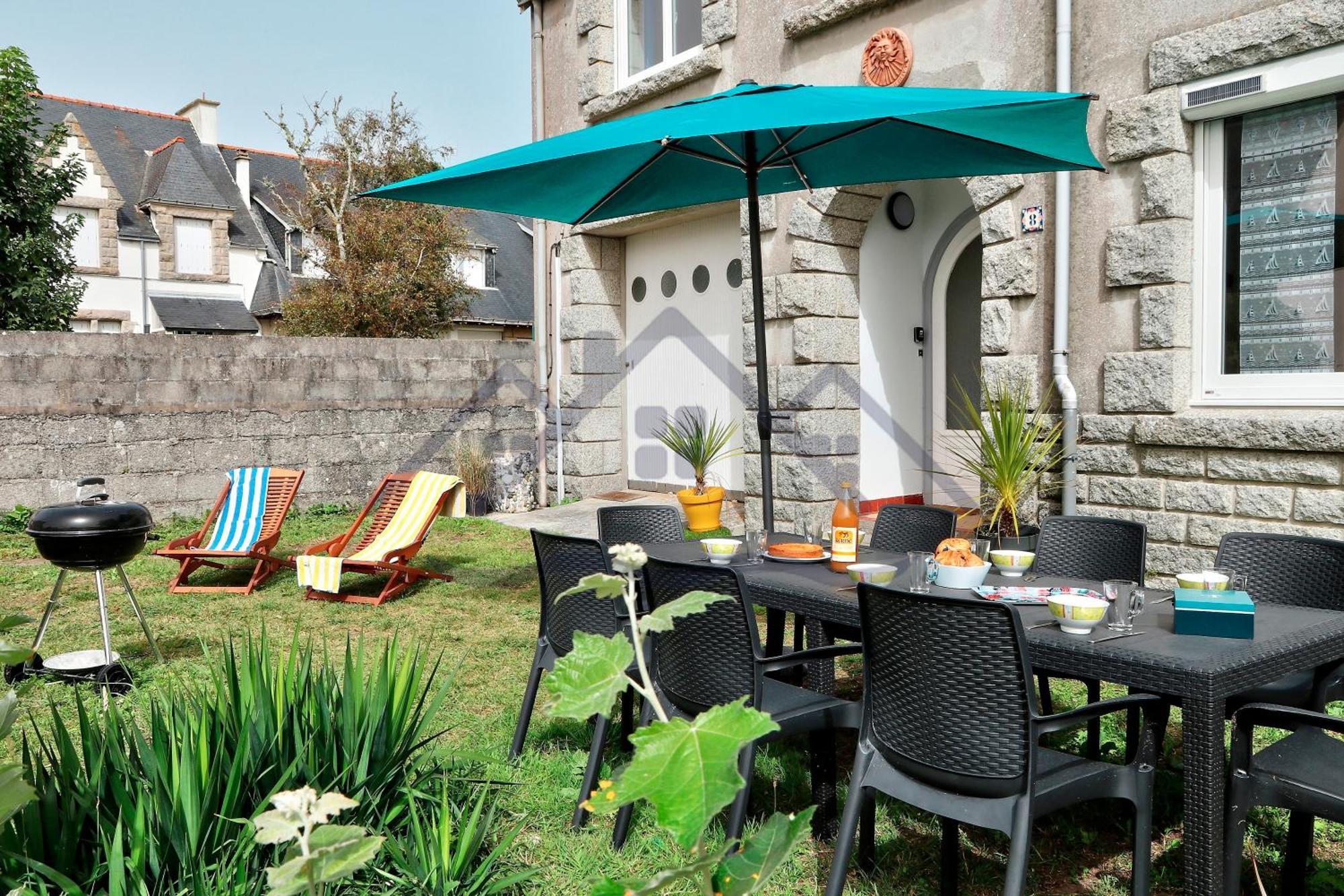 Localise - M8 - Ty Geoland - Maison A Deux Pas Du Centre Avec Jardin Au Guilvinec - Wifi Inclus - Animaux Bienvenus- Linge De Lit Inclus Eksteriør bilde